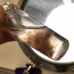 Echantillon issu du prélèvement de plancton de Natascha pour trier les microplastiques