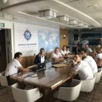 L'équipage est nombreux à assister à la deuxième présentation !