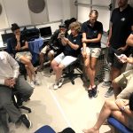 Tout le monde réuni pour le duplex de la fête de la science