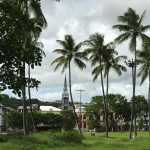 Fort de France sous un temps nuageux