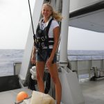 Natascha et son filet Manta