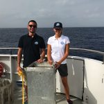 Echantillonneur à particule placé sur le pont supérieur