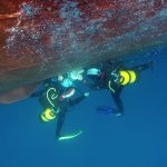 Première plongée pour Dorian et Sandrine !
