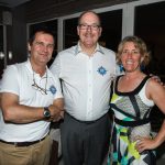 Thomas et Sandrine avec le Prince Albert II de Monaco