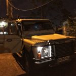 Arrivée de Patrick Quenervé qui vient chercher notre équipe pour les amener à l'aéroport