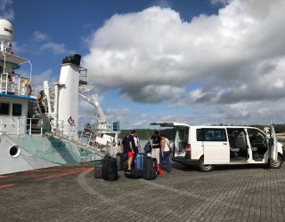 Embarcation à bord de l'Antéa. ©RUITTON Sandrine