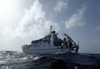 L'Antéa vu depuis le zodiac