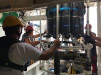 Mise à l'eau de la rosette