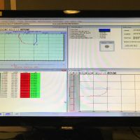 Ecran du thermosalinometre