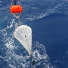 Récupération du filet à plancton