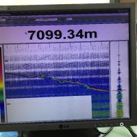L'Antéa au dessus de la fosse de Porto Rico, le point le plus profond de l'Atlantique !