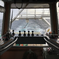 Poste de pilotage du treuille arrière