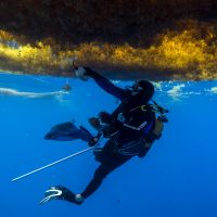 Prélèvements sous les radeaux